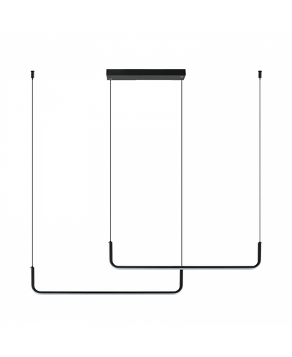 Lustră LED Negru – Zambelis 22010