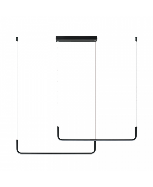 Lustră LED Negru – Zambelis 22010